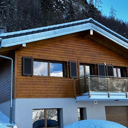 Chambres D'Hotes Les Louettes A Sapinhaut Canton Du Valais Saxon Eksteriør bilde