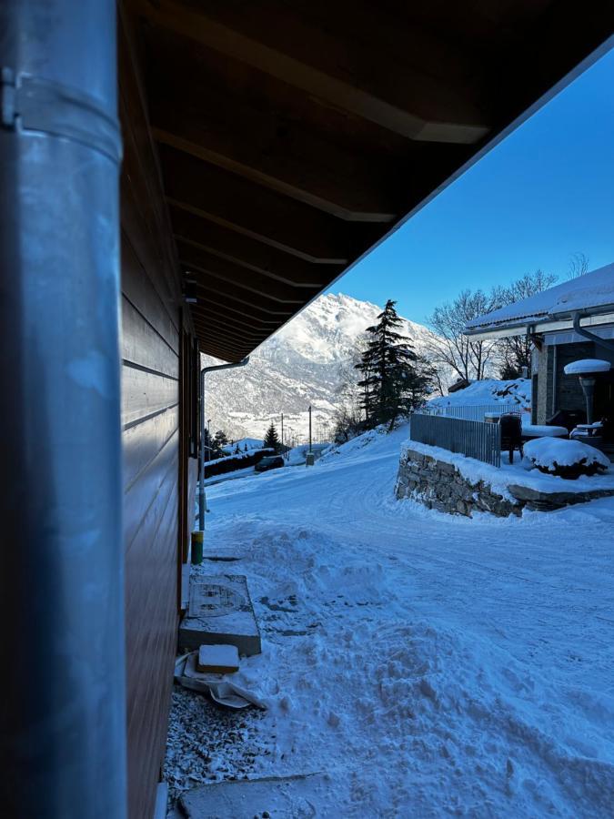 Chambres D'Hotes Les Louettes A Sapinhaut Canton Du Valais Saxon Eksteriør bilde