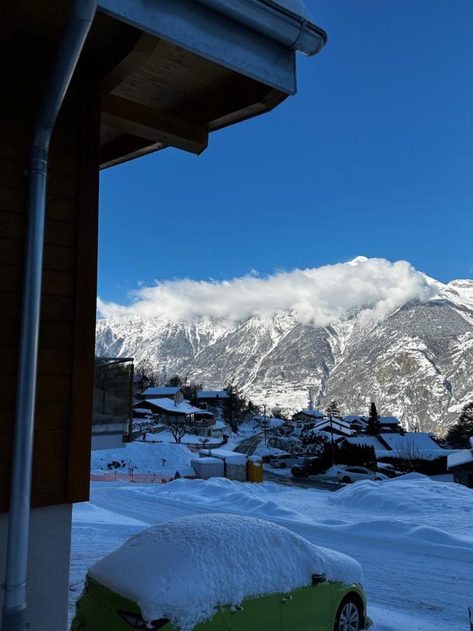 Chambres D'Hotes Les Louettes A Sapinhaut Canton Du Valais Saxon Eksteriør bilde